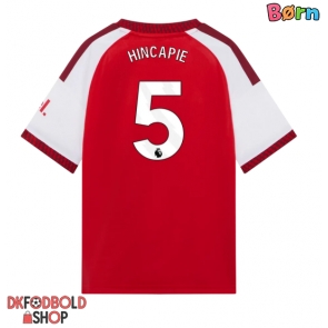 Arsenal Piero Hincapie #5 Hjemmebanesæt Børn 2026-27 Kort ærmer (+ korte bukser)